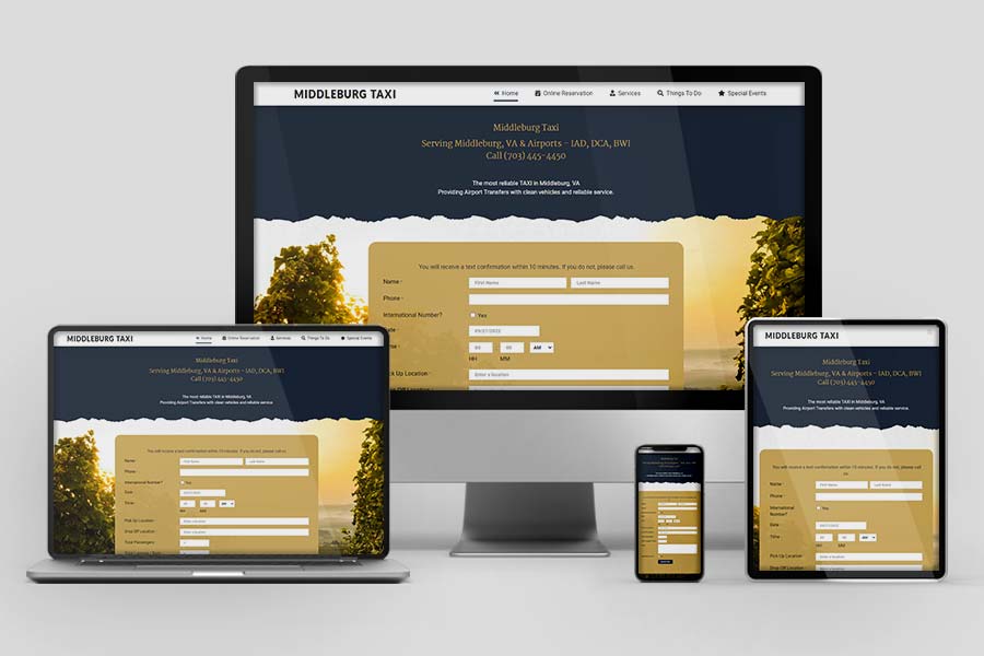 Web Dev Central Middleburg Taxi Header - Web Dev Central is a web design company in Washington, DC. As a full-service digital design firm, we build brands and businesses.